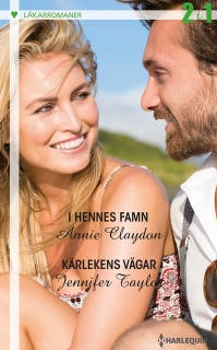 I hennes famn / Kärlekens vägar – omslag till ljudboken av Annie Claydon,Jennifer Taylor