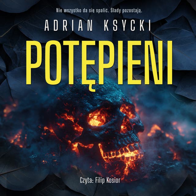 Potępieni – okładka audiobooka, autor Adrian Ksycki