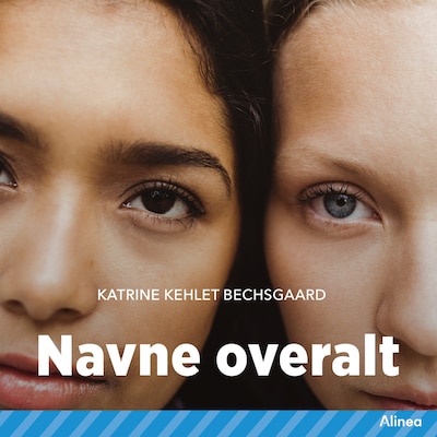 Navne overalt – omslag til lydbogen af Katrine Kehlet Bechsgaard