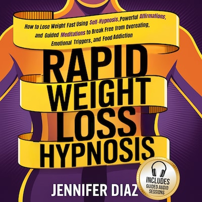 Rapid Weight Loss Hypnosis – omslag til lydbogen af Jennifer Diaz