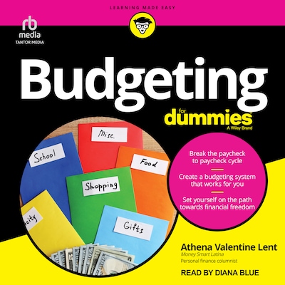 Budgeting For Dummies – omslag til lydbogen af Athena Valentine Lent