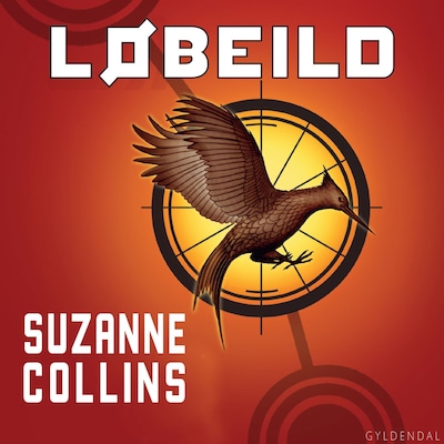 The Hunger Games 2 - Løbeild – omslag til lydbogen af Suzanne Collins