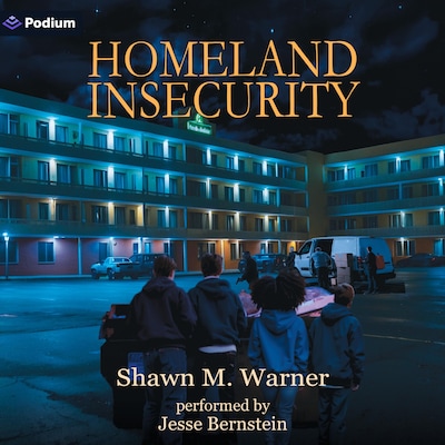 Homeland Insecurity – omslag til lydbogen af Shawn M. Warner