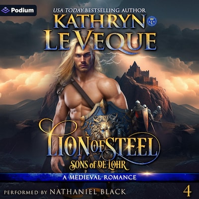 Lion of Steel – omslag til lydbogen af Kathryn Le Veque
