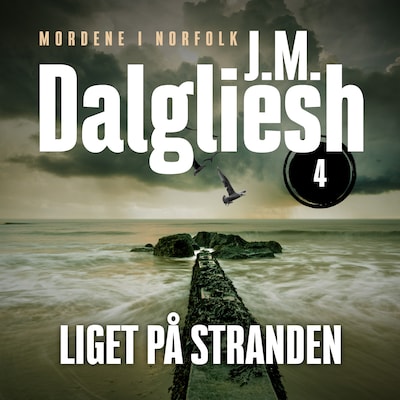 Liget på stranden - 4 – omslag til lydbogen af J. M. Dalgliesh