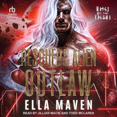 Rescued by the Alien Outlaw – omslag til lydbogen af Ella Maven