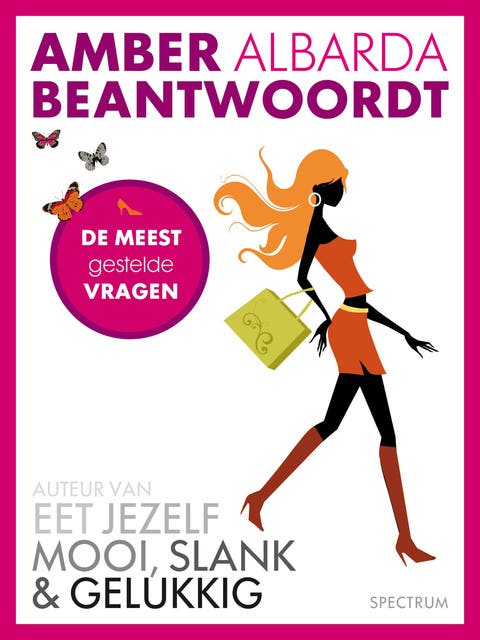 Amber beantwoordt: Eet jezelf mooi, slank & gelukkig - de meest gestelde vragen – omslag van het luisterboek van Amber Albarda