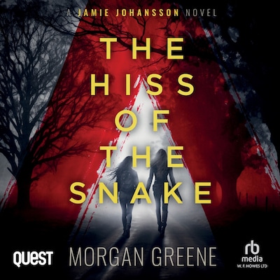The Hiss of the Snake – omslag til lydbogen af Morgan Greene