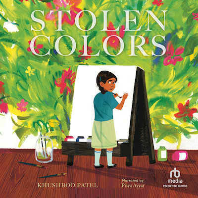 Stolen Colors – omslag til lydbogen af Khushboo Patel