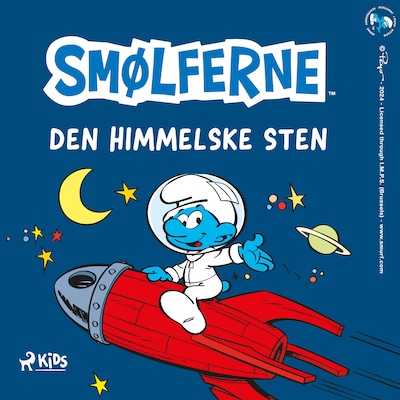 Den himmelske sten – omslag til lydbogen af Peyo