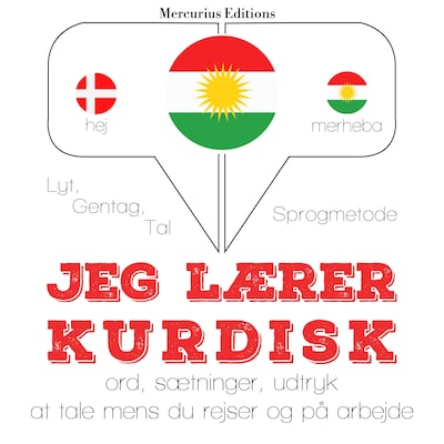 Jeg lærer kurdisk – omslag til lydbogen af JM Gardner