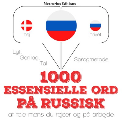 1000 essentielle ord på russisk – omslag til lydbogen af JM Gardner