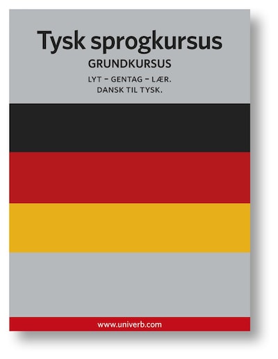 Tysk sprogkursus – omslag til lydbogen af Ann-Charlotte Wennerholm