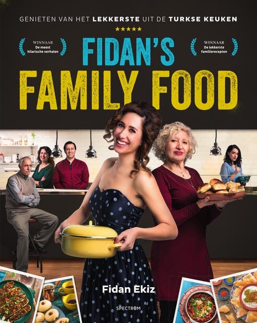 Fidan's Family Food: genieten van het lekkerste uit de Turkse keuken – omslag van het luisterboek van Fidan Ekiz