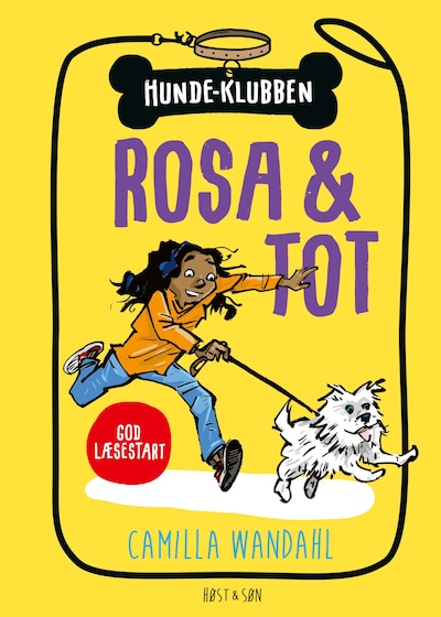 Hundeklubben 1 - Rosa og Tot – omslag til lydbogen af Camilla Wandahl