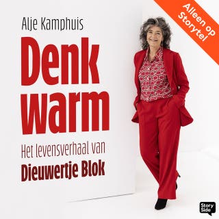 Denk warm – omslag van het luisterboek van Alje Kamphuis
