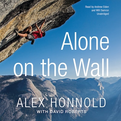 Alone on the Wall – omslag til lydbogen af Alex Honnold