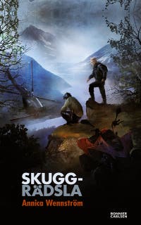Skuggrädsla – omslag till ljudboken av Annica Wennström