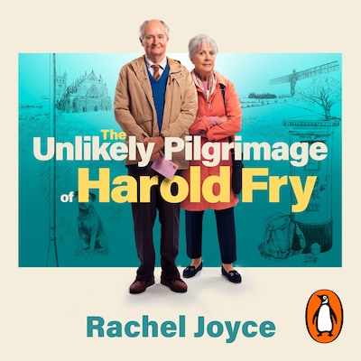 The Unlikely Pilgrimage Of Harold Fry – omslag til lydbogen af Rachel Joyce