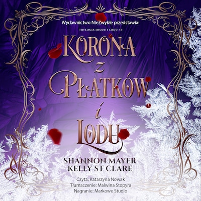 Korona z płatków i lodu – okładka audiobooka, autor Shannon Mayer, Kelly St. Clare