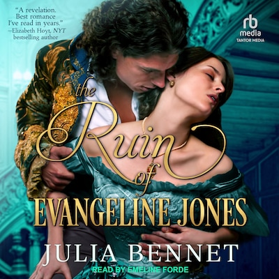 The Ruin of Evangeline Jones – omslag til lydbogen af Julia Bennet