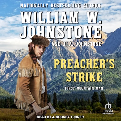 Preacher's Strike – omslag til lydbogen af William W. Johnstone, J. A. Johnstone