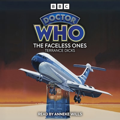 Doctor Who: The Faceless Ones – omslag til lydbogen af Terrance Dicks