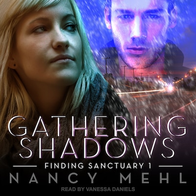 Gathering Shadows – omslag til lydbogen af Nancy Mehl