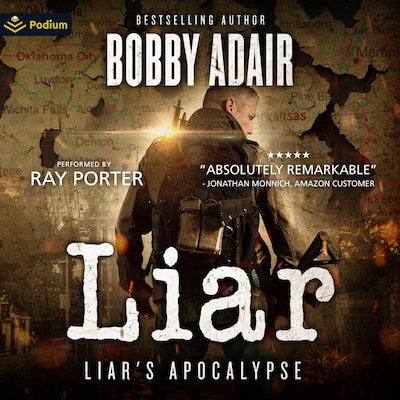 The Liar – omslag til lydbogen af Bobby Adair