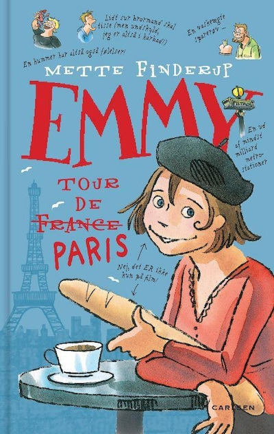 Emmy 7 - Tour de Paris – omslag til lydbogen af Mette Finderup