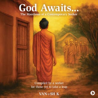 God Awaits...: The Manifesto of a Contemporary Seeker – omslag till ljudboken av Vanish K