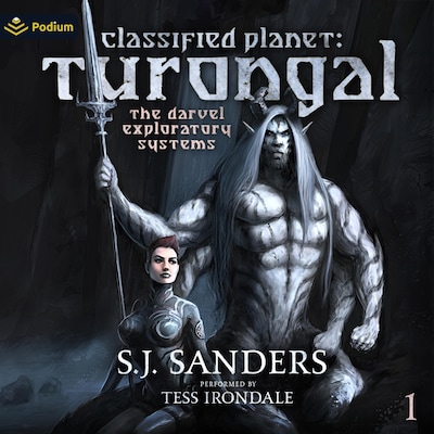 Classified Planet: Turongal – omslag til lydbogen af S.J. Sanders