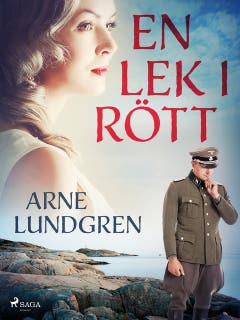 En lek i rött – omslag till ljudboken av Arne Lundgren