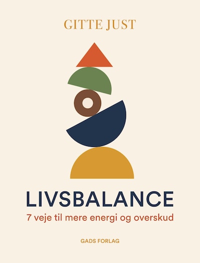 Livsbalance – omslag til lydbogen af Gitte Just