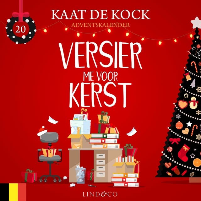 Versier me voor Kerst (20) - Vlaams gesproken – omslag van het luisterboek van Kaat De Kock