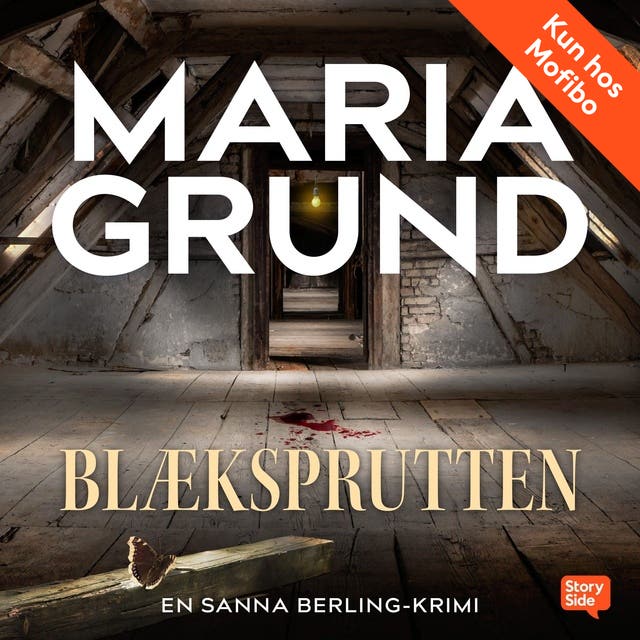 Blæksprutten – omslag til lydbogen af Maria Grund