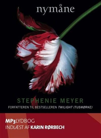 Twilight (2) - Nymåne – omslag til lydbogen af Stephenie Meyer