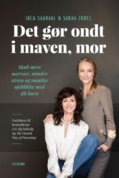 Det gør ondt i maven, mor – omslag til lydbogen af Iben Sandahl, Sarah Zobel