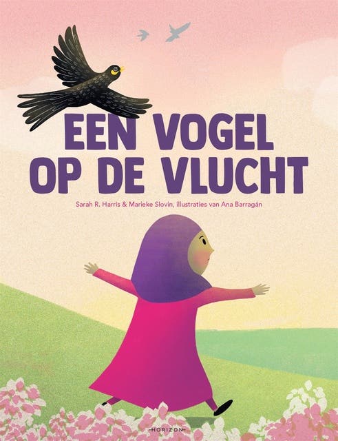 Een vogel op de vlucht – omslag van het luisterboek van Ana Ophelia Barragán,Marieke Slovin,Sarah R. Harris