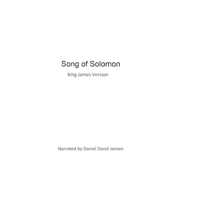 Song of Solomon – omslag til lydbogen af AV, KJV