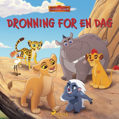 Løvernes Garde - Dronning for en dag – omslag til lydbogen af Disney