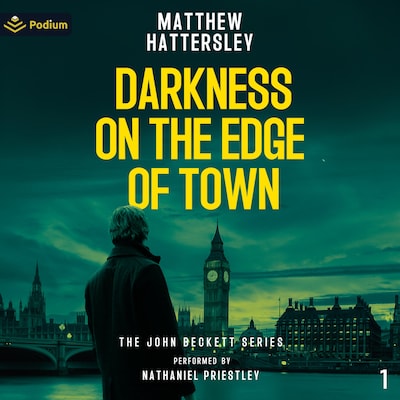 Darkness on the Edge of Town – omslag til lydbogen af Matthew Hattersley