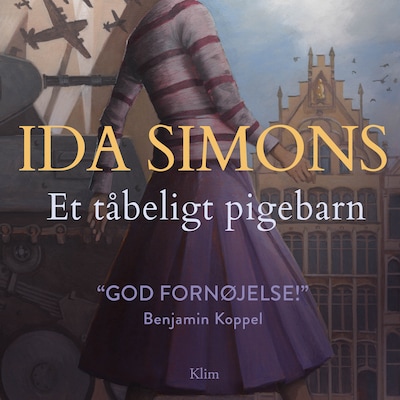 Et tåbeligt pigebarn – omslag til lydbogen af Ida Simons