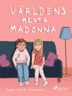 Världens mesta Madonna – omslag till ljudboken av Anna-Karin Eurelius