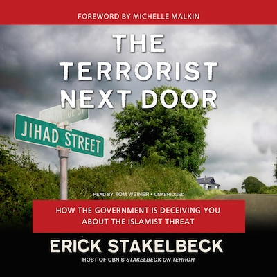 The Terrorist Next Door – omslag til lydbogen af Erick Stakelbeck