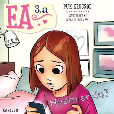 Ea 3.a - Hvem er du? – omslag til lydbogen af Puk Krogsøe