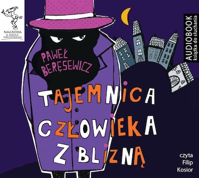 Tajemnica człowieka z blizną – okładka audiobooka, autor Paweł Beręsewicz
