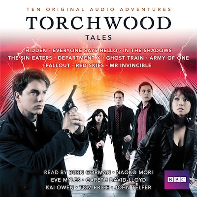 Torchwood Tales – omslag til lydbogen af James Goss, Dan Abnett, Steven Savile