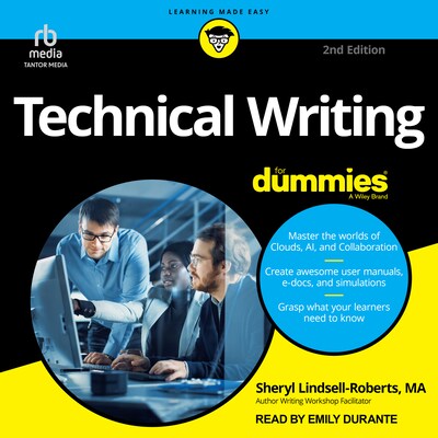 Technical Writing For Dummies, 2nd Edition – omslag til lydbogen af Sheryl Lindsell-Roberts