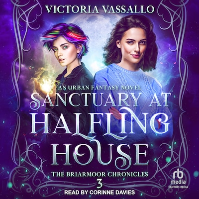 Sanctuary at Halfling House – omslag til lydbogen af Victoria Vassallo